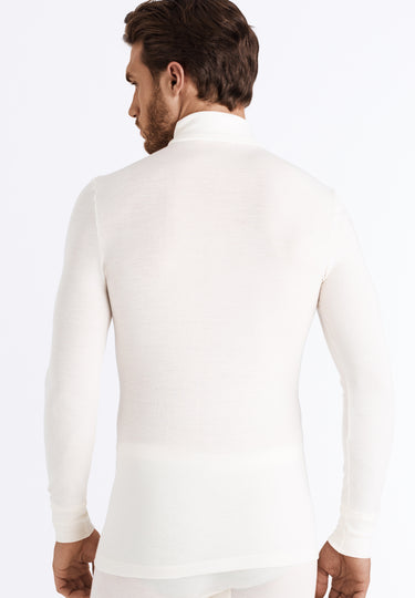 73403 Woolen Silk M Turtleneck Shirt - 795 Cygne